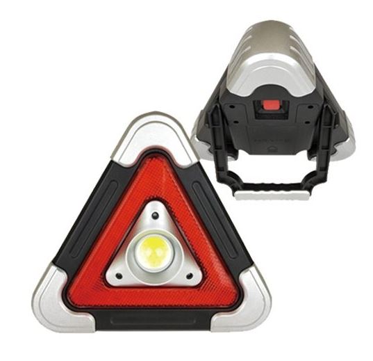 【AKWATEK】三角型雙光源照明警示燈(五段式LED警示燈/可站 