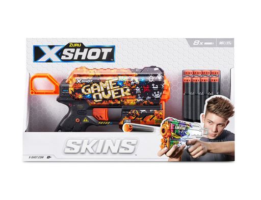 《X-SHOT》塗裝系列Flux 8發子彈(不挑款)ZU03785 @玩具手 