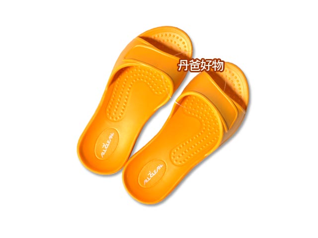 (小朋友專用)(新)EVA柔軟室內拖鞋 (20cm) 亮橘色