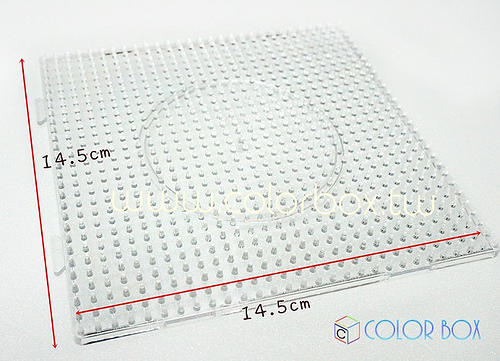 （加購）拼豆5MM專用模板-方形 大模板 (14.5x14.5cm) 可多 
