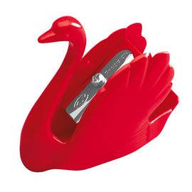 STABILO德國天鵝牌STABILO 天鵝造型削筆器(紅色)(4593)
 