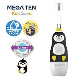 (可愛企鵝)Mega Ten幼童電動牙刷 (【頂級款】創新升級‧5 