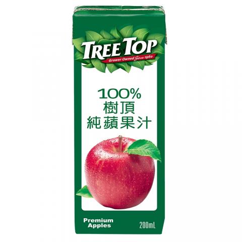 4/11直播(200ml*6入)【樹頂Treetop】100%蘋果汁鋁箔包(嚴 